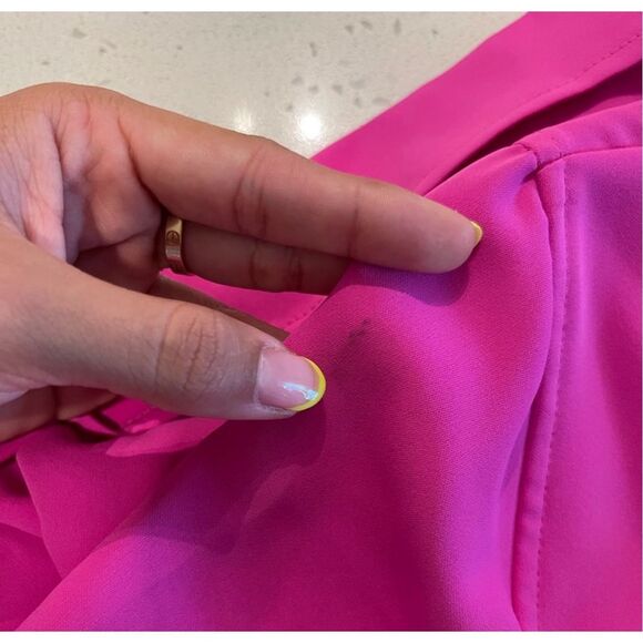 Parosh H Romper Womens Extra Small Jumpsuit Shorts Fuchsia - Picture 7 of 10